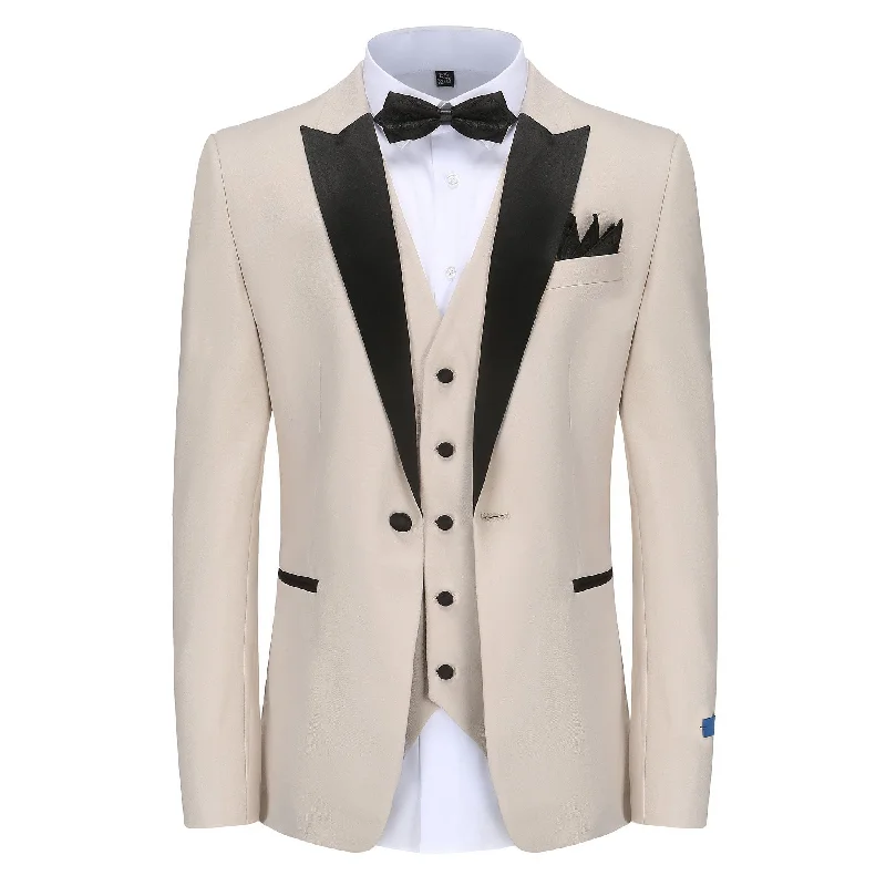 SLIM FIT TUXEDO -TX500-LIGHT BEIGE