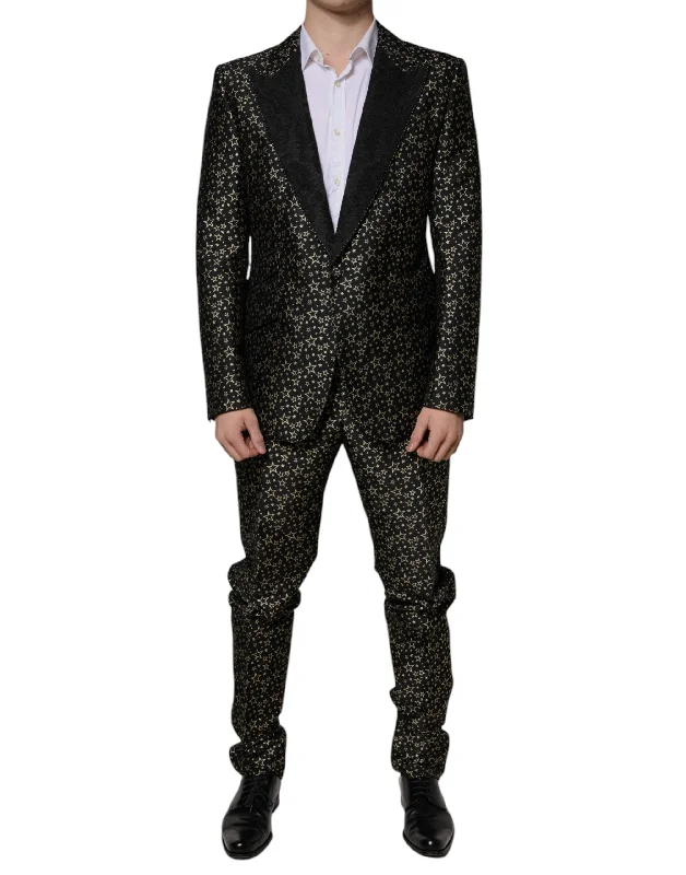 Dolce & Gabbana  Stars Jacquard SICILIA 2 Piece Men's Suit