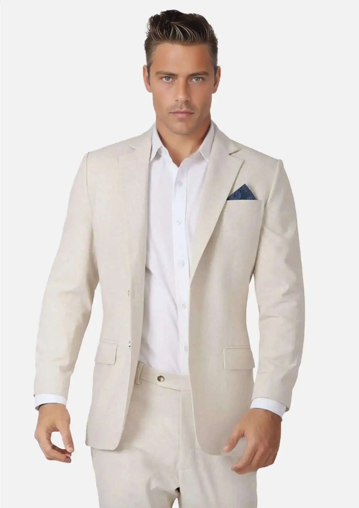 Astor Sand Linen Suit