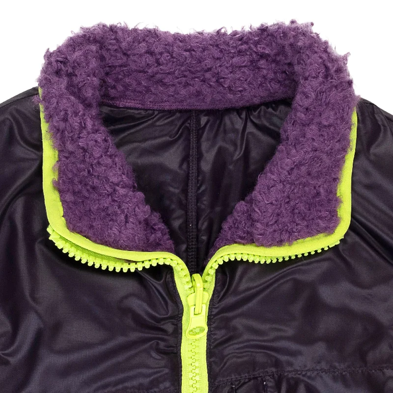 FRONT ZIP SHERPA PURPLE WORK JACKET