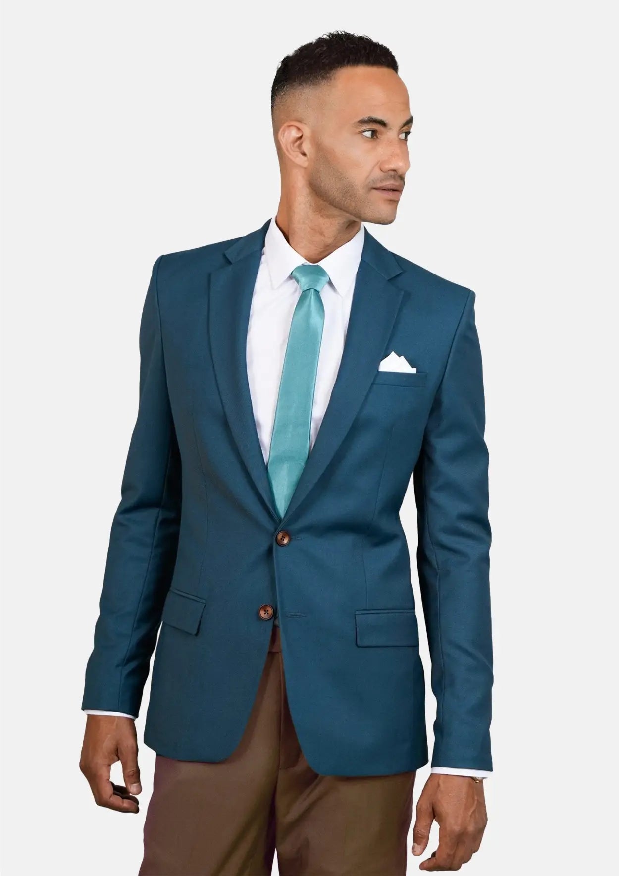 Astor Prussian Teal Twill Jacket