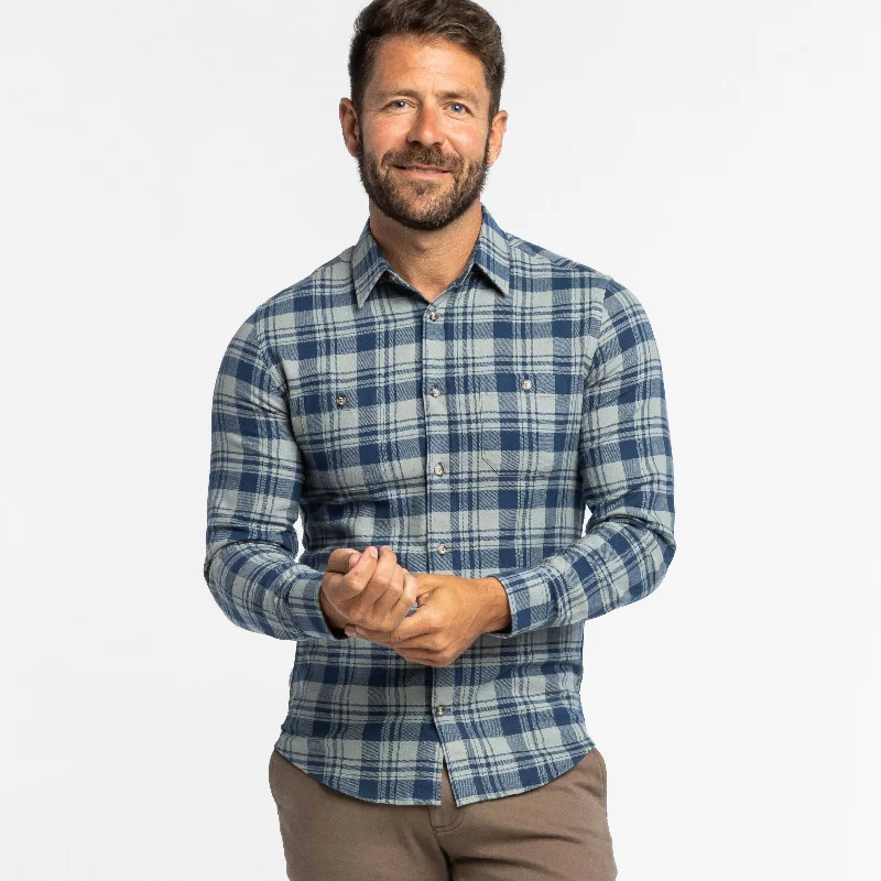 Blue Heron Flannel Shirt