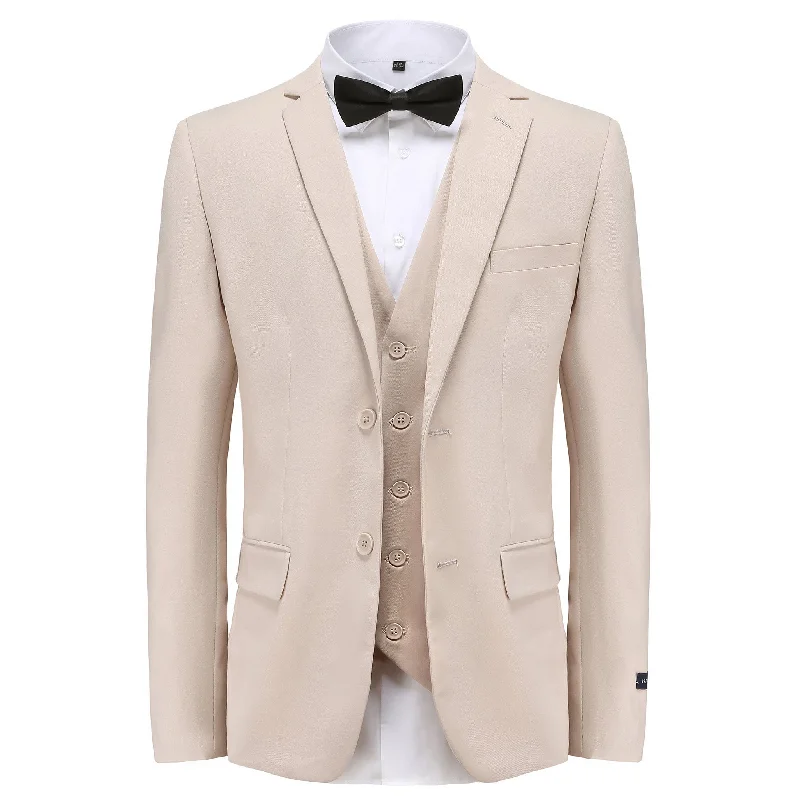 GINO VITALE SUIT/M3OO/LT BEIGE