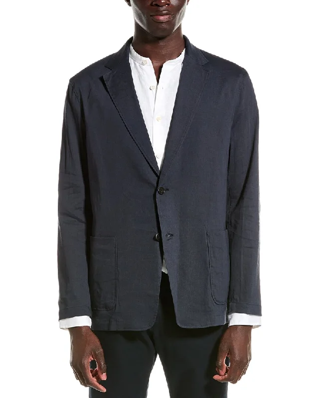 Theory Clinton Linen-Blend Blazer