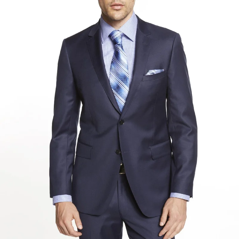 New York Man Italian Designer Indigo Blue 2 Piece Suit (available in Slim or Modern fit)