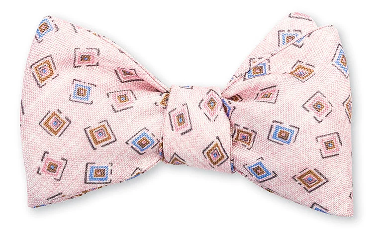 Pink Brinkley Medallions Bow Tie - B5200