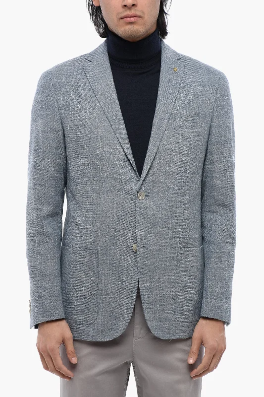 Corneliani Cc Collection Side Vents Notch Lapel 2-Button Blazer