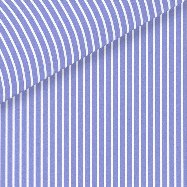 Blue Stripe Broadcloth Dress Shirt