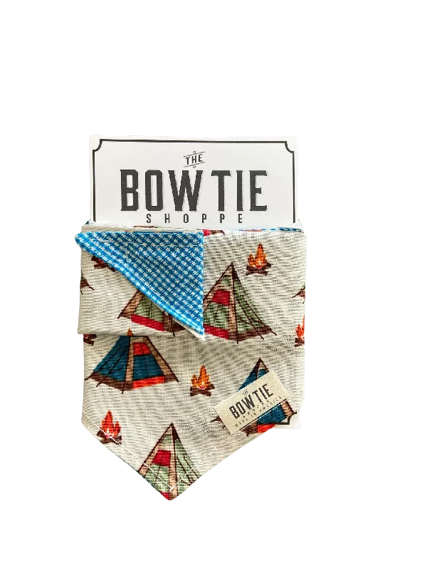 Reversible Pet Bandana - Campfire