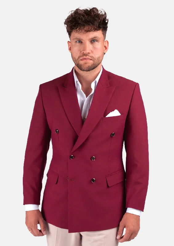 Rockafeller Claret Red Stretch Jacket