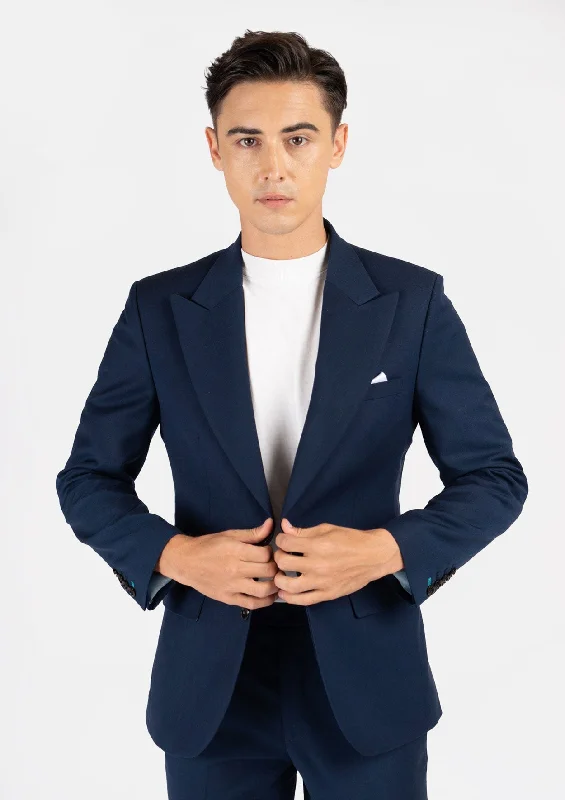 Hudson Navy Crosshatch Suit