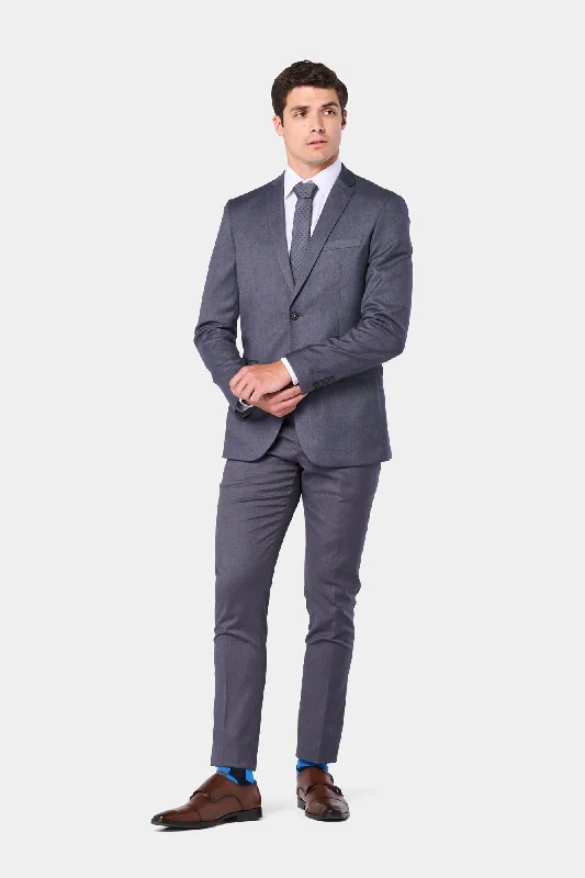 Medium Gray 2 Button Suit