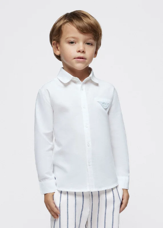 Mayoral Mini White Dress Shirt_ 3122-67