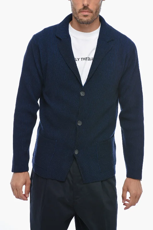 Altea Knitted Blazer with Patch Pockets