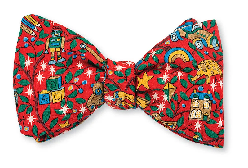 Red Liberty Magical Forest Bow Tie - B5413