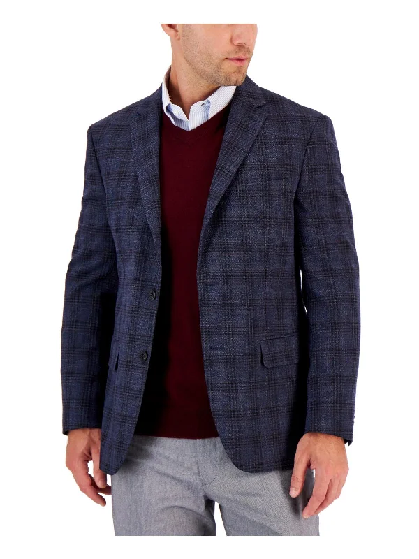 Mens Checkered Modern Fit Sportcoat