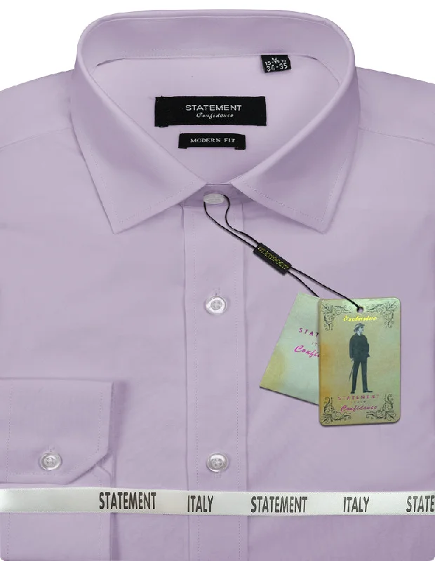 MODERN FIT LAVENDER BASIC DRESS SHIRT