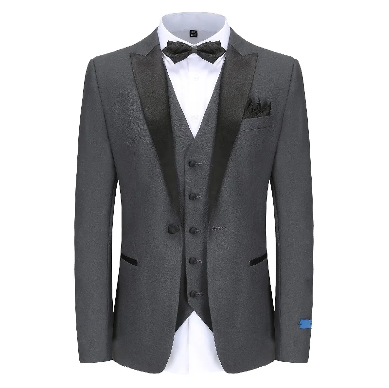 SLIM FIT TUXEDO/TX500/CHARCOAL