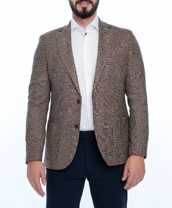 MERCI REGULAR FIT PLAID SPORT COAT