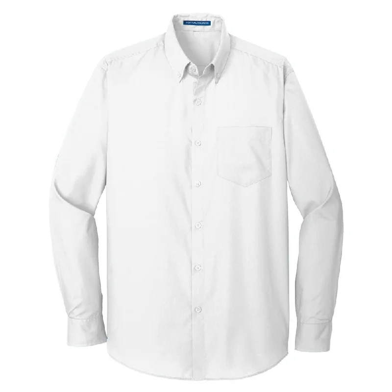 Port Authority® Long Sleeve Carefree Poplin Shirt