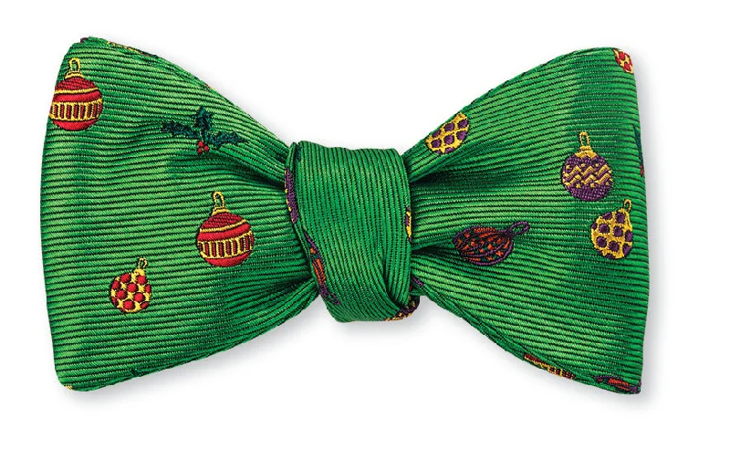 Green Baubles Bow Tie - B1143