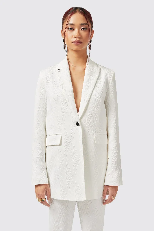 Fiore Slim Fit White Jacket - ARCHIVE