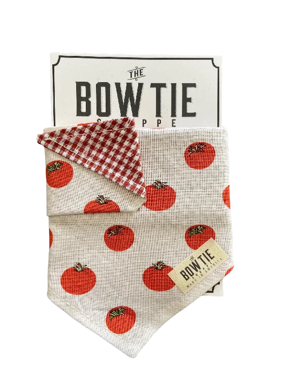 Reversible Pet Bandana -  Tomato Tomahto