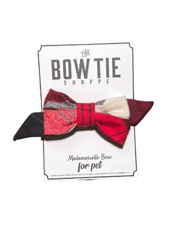 Mademoiselle Pet Bow - Giant Americana Check