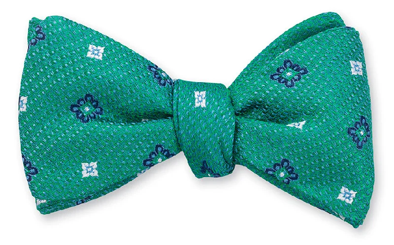 Aqua Joro Medallions Bow Tie - B5499