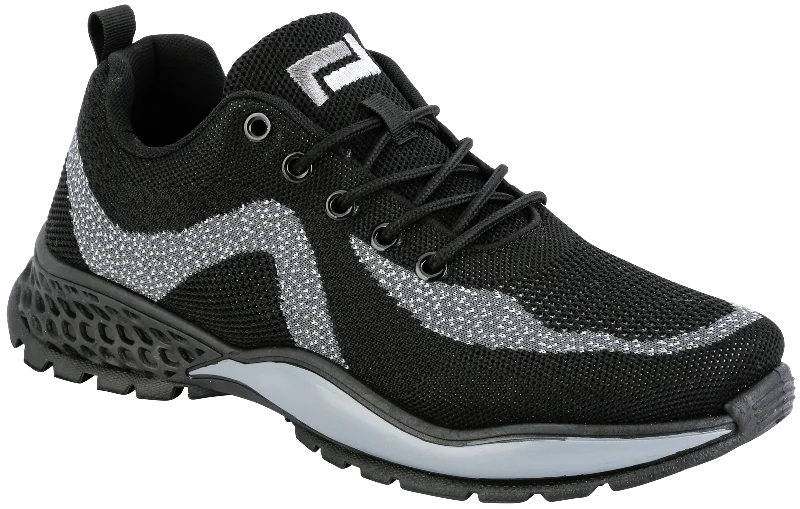 PRESSURE Men's Black Ultralight Athletic Shoes SP659