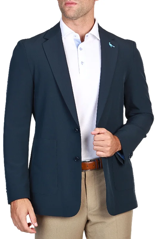 Navy Unconstructed Traveler Sport Coat